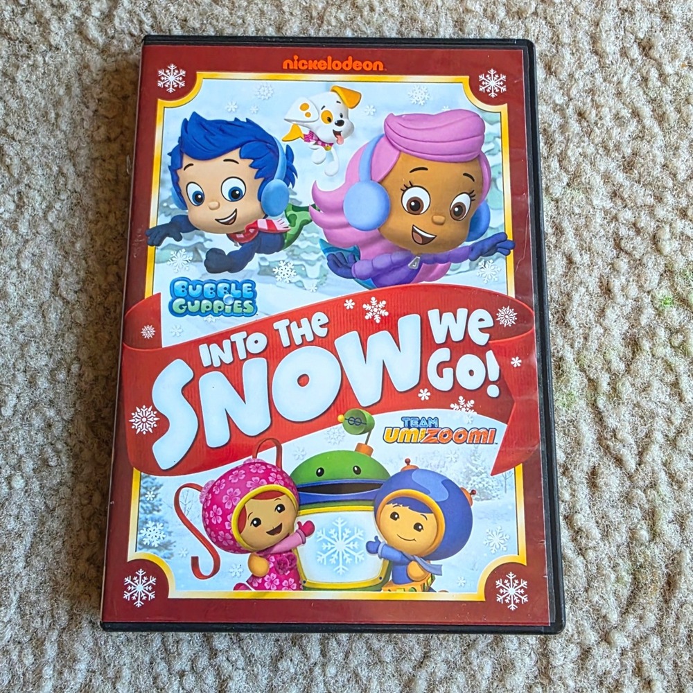 Nickelodeon Into the Snow We Go DVD Bubble Guppies Team Umizoomi Winter Special